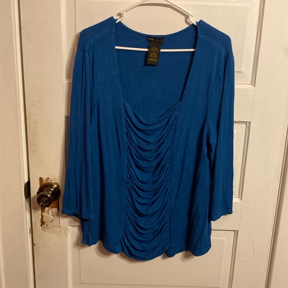 Grace Elements Blue Shirt